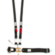 Load image into Gallery viewer, Hooker Harness 5-Pt Harness System Hans LL Ratchet Adj Black 51100