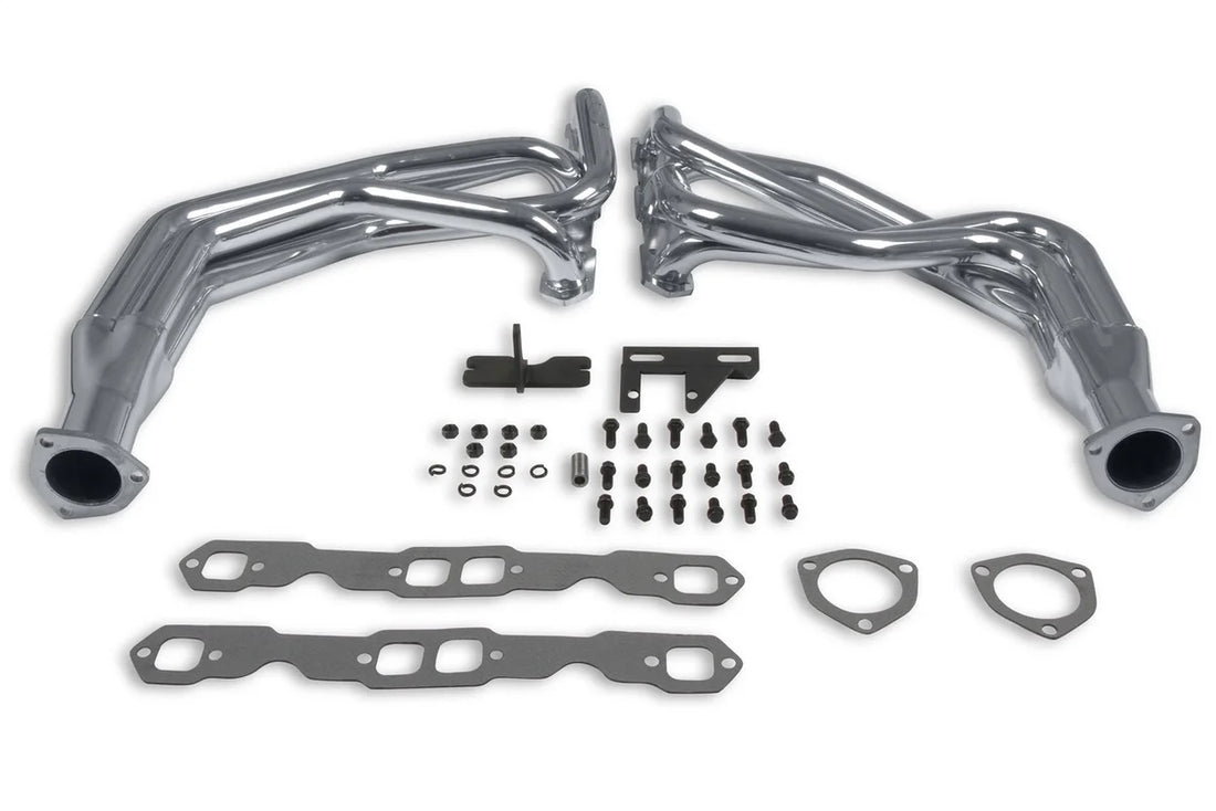 Hooker Hooker Competition Long Tube Headers - Ceramic Coated 2452-1HKR - Back View