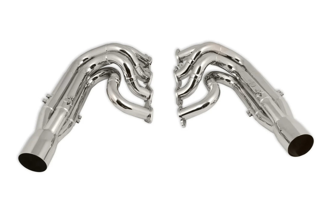 Hooker Hooker Racingheart 3-Step Dragster Headers - Chrome 2502-6HKR - Side View