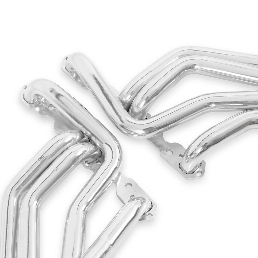 Hooker Hooker Super Competition Long Tube Headers - Ceramic Coated 2243-1HKR - Back View