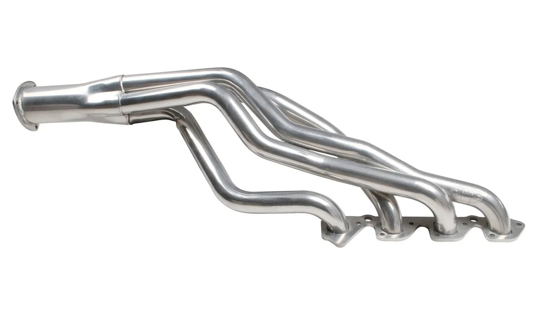 Hooker Hooker Super Competition Long Tube Headers - Ceramic Coated 6209-1HKR - Back View