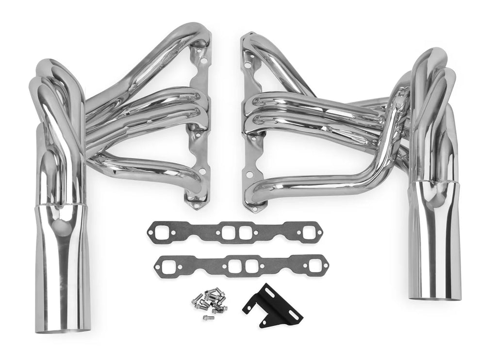 Hooker Hooker Super Competition Long Tube Headers - Polished Stainless 2224-3HKR - Main Product View