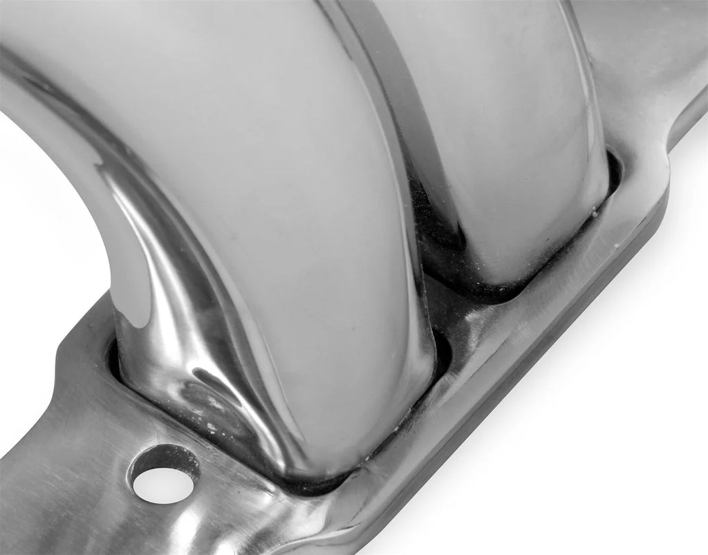 Hooker Hooker Super Competition Long Tube Headers - Polished Stainless 2224-3HKR - Side View