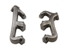 Load image into Gallery viewer, Hooker Small Block Chevy Universal Exhaust Manifolds, 2.5&quot; Collector, Natural Finish 8525HKR - Back View