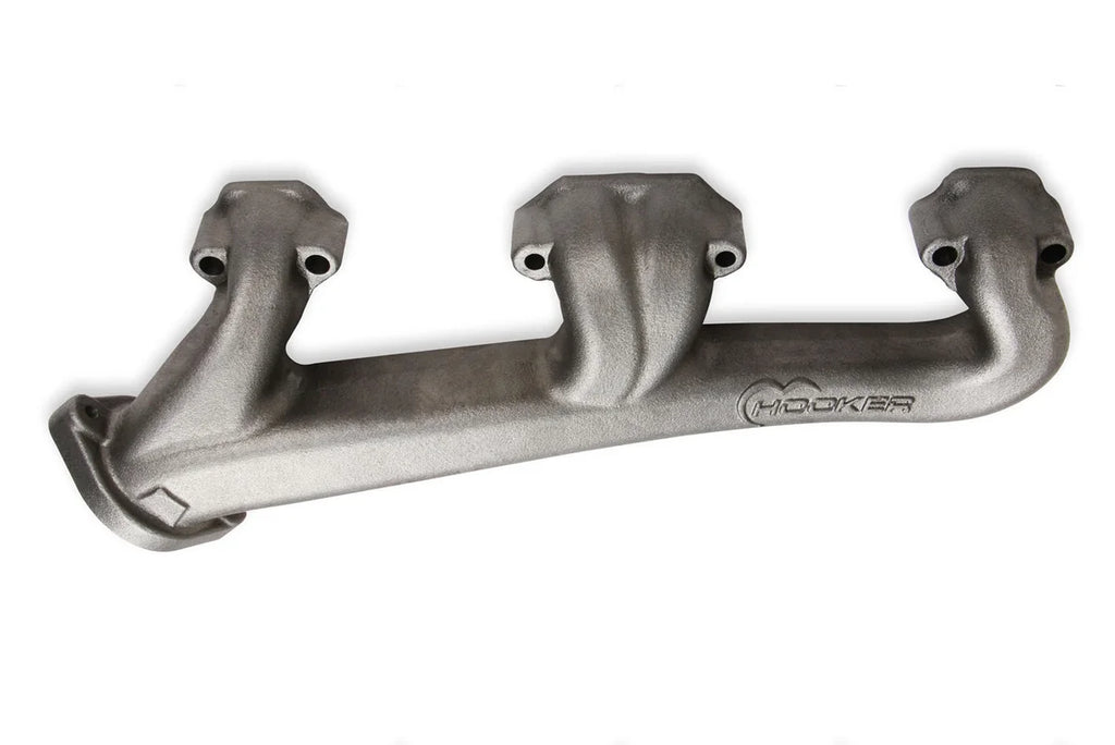 Hooker Small Block Chevy Universal Exhaust Manifolds, 2.5" Collector, Natural Finish 8525HKR - Additional View 5