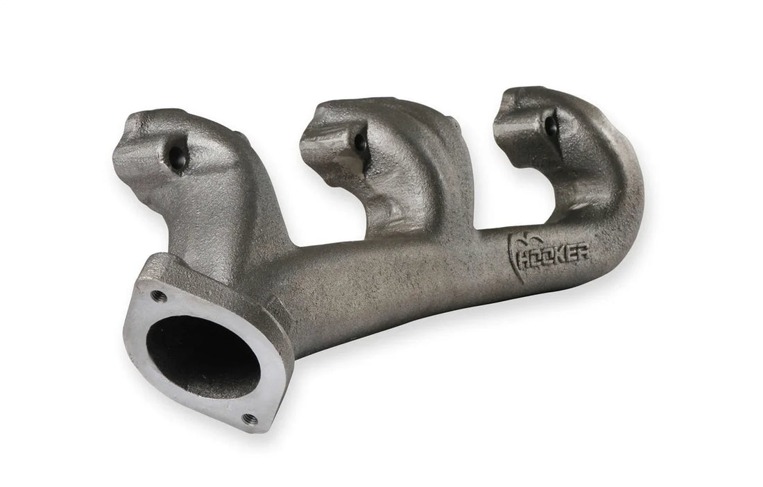 Hooker Small Block Chevy Universal Exhaust Manifolds, 2.5" Collector, Natural Finish 8525HKR - Additional View 8