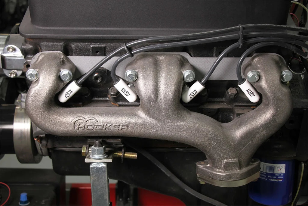 Hooker Small Block Chevy Universal Exhaust Manifolds, 2.5" Collector, Natural Finish 8525HKR - Additional View 11