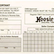 Load image into Gallery viewer, Hoosier Racing Tires Hoosier Registration Card CIM200