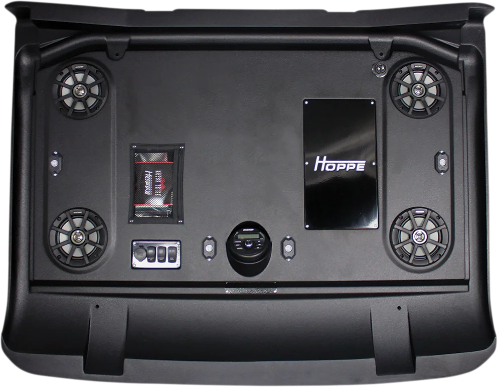 Hoppe Industries Audio Shade - 4 Speaker - 1 Subwoofer - CanAm Defender HPKT-0090 - Side View
