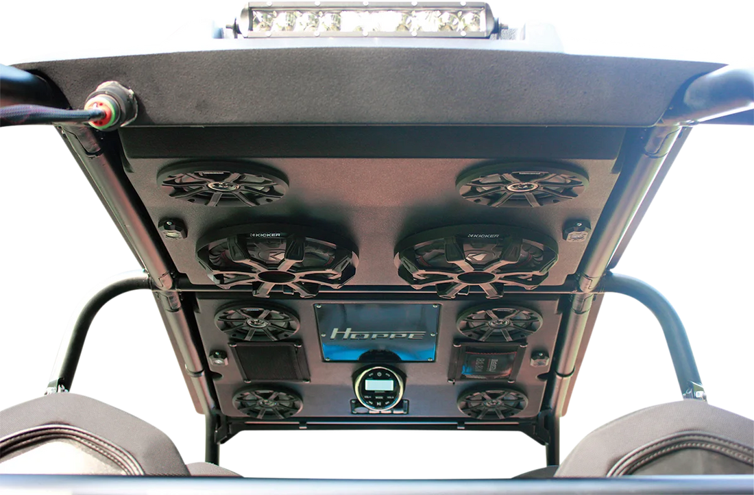 Hoppe Industries Audio Shade - 6 Speakers - 2 Subwoofers HPKT-0074 - Back View