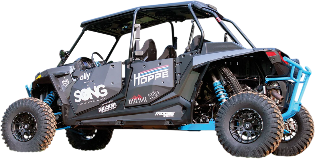 Hoppe Industries Audio Shade with 8 Speakers 2 Subwoofer - Polaris HPKT-0083 - Side View