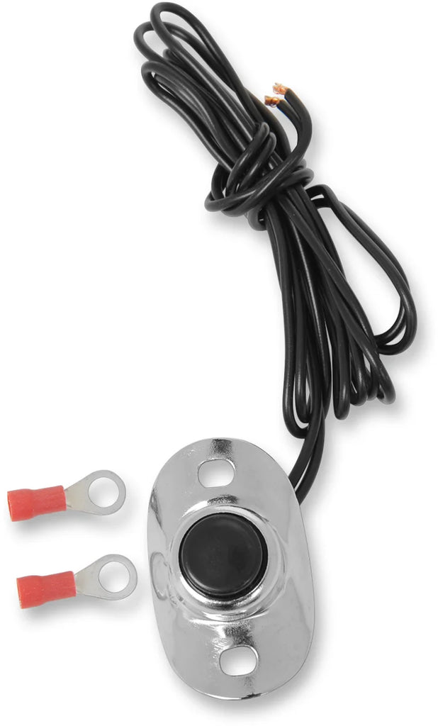 Horn Button - Chrome DragSpecialties 370008-HC3 - Main Product View