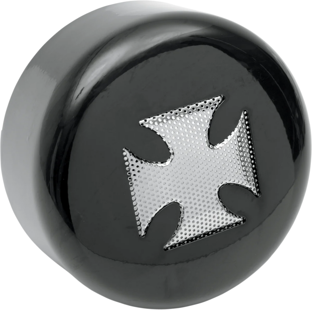 Horn Cover - Cross - Black DragSpecialties 76705M - Main Product View