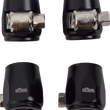 Load image into Gallery viewer, Hose Finishers - Black - 4-Pack Jagg Oil Coolers 22-JHF06-BK-4 - Main Product View