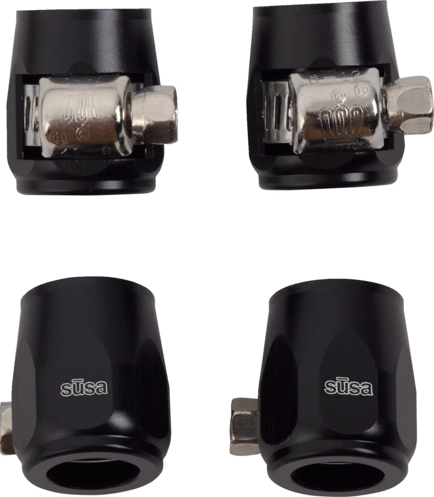 Hose Finishers - Black - 4-Pack Jagg Oil Coolers 22-JHF06-BK-4 - Main Product View