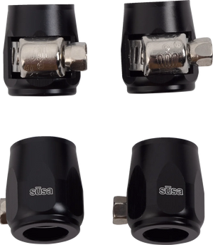 Hose Finishers - Black - 4-Pack Jagg Oil Coolers 22-JHF06-BK-4 - Main Product View