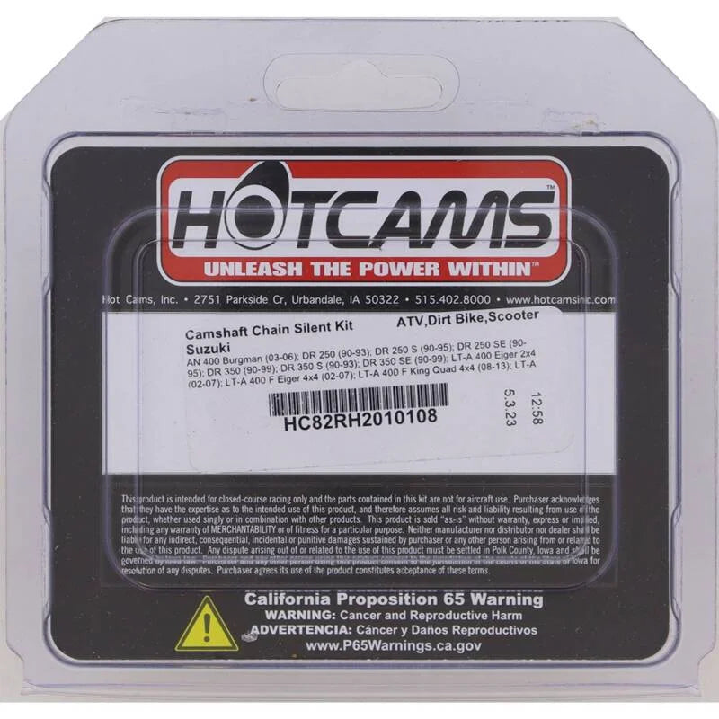Hot Cams 03-06 AN 400 Burgman/90-93 DR 250 Camshaft Chain Silent Kit - Installation View