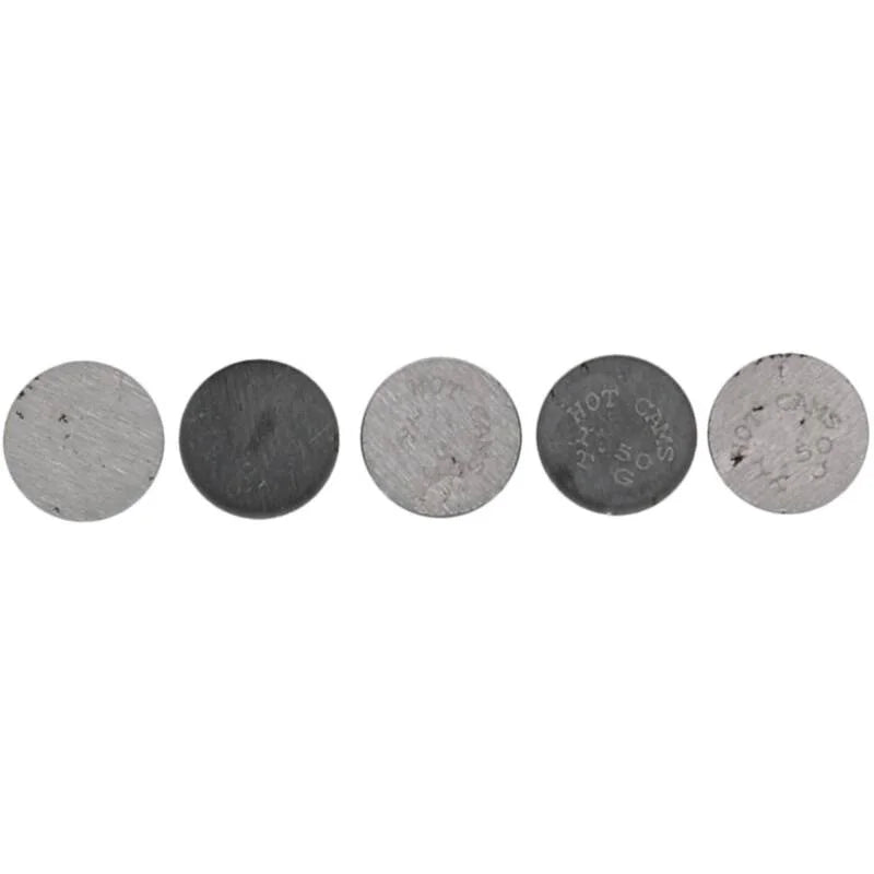 Hot Cams 04-08 400 DVX/02-16 CRF 450 R Shim Kits 1.500mm Thickness - 5 Pack - Side View