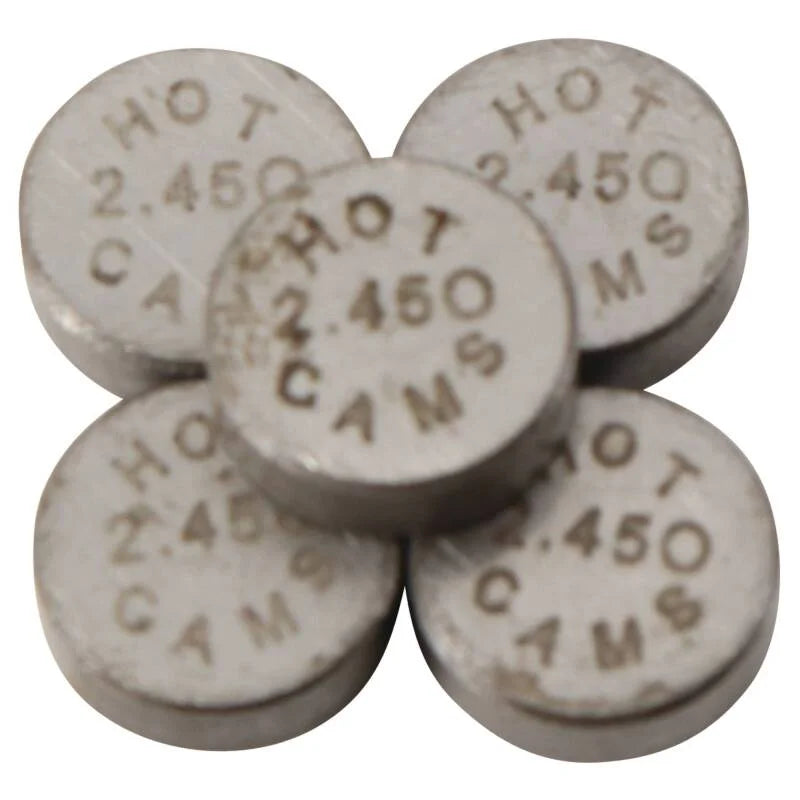 Hot Cams 07-16 CRF 150 R/2016 CRF 150 RB Big Wheel 2.450mm Shim Kit - 5 Pack - Side View