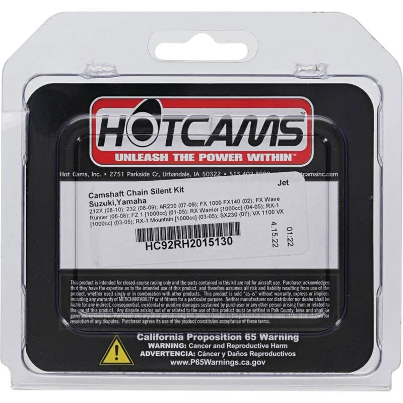 Hot Cams 08-10 212X/08-09 232 Camshaft Chain Silent Kit - Back View