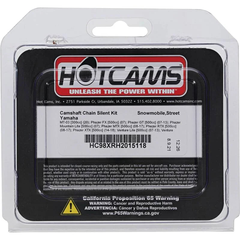 Hot Cams 2020 MT-03 300cc/2007 Phazer FX 500cc Camshaft Chain Silent Kit - Side View