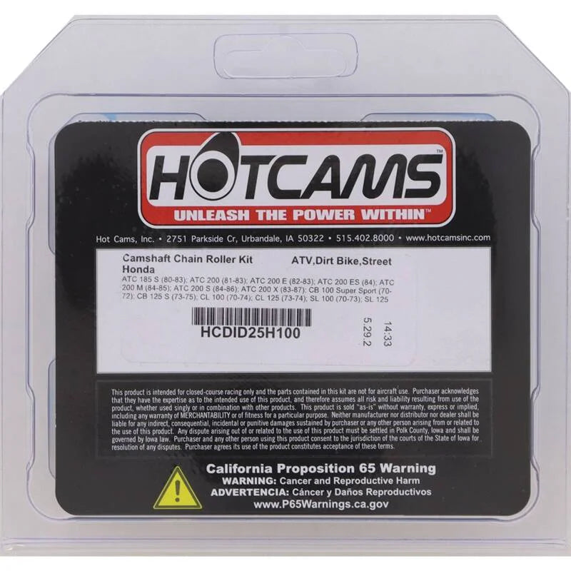 Hot Cams 80-83 ATC 185 S/81-83 ATC 200 Camshaft Chain Roller Kit - Additional View 5