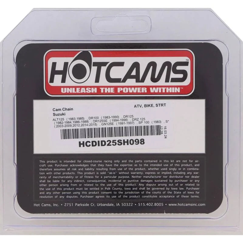 Hot Cams 89-04 LT 160 QuadRunner/84-87 LT 185 QuadRunner Camshaft Chain Roller Kit - Main Product View