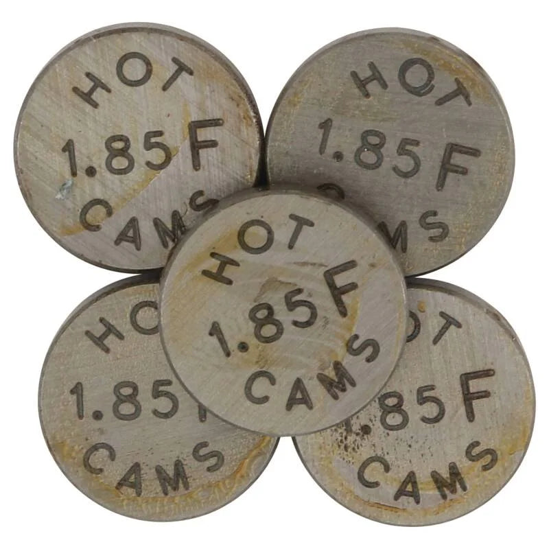 Hot Cams Shim Kits 1.850mm Thickness - 5 Pack - Side View
