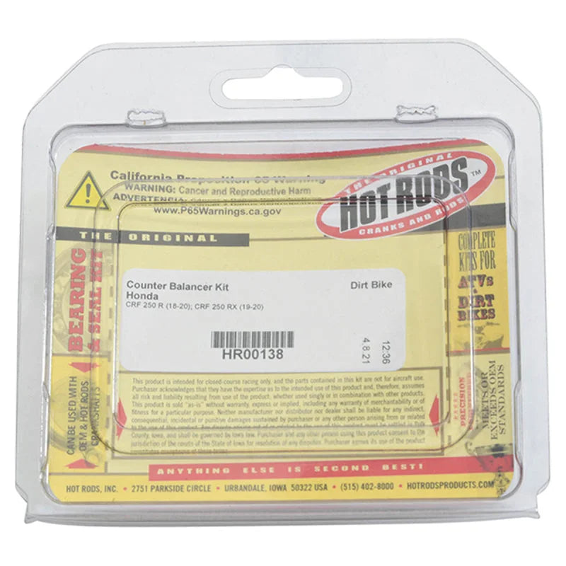 Hot Rods 18-21 Honda CRF 250 R 250cc Counter Balancer Kit - Main Product View