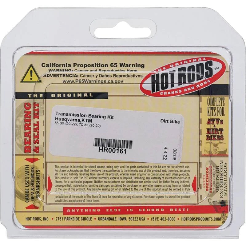 Hot Rods 20-22 Husqvarna TC 85 85cc Transmission Bearing Kit - Main Product View