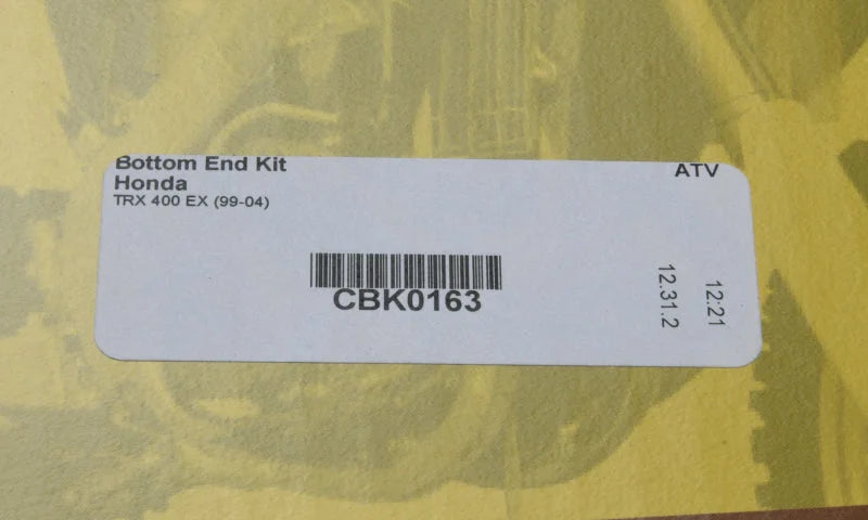 Hot Rods 99-04 Honda TRX 400 EX 400cc Bottom End Kit - Main Product View