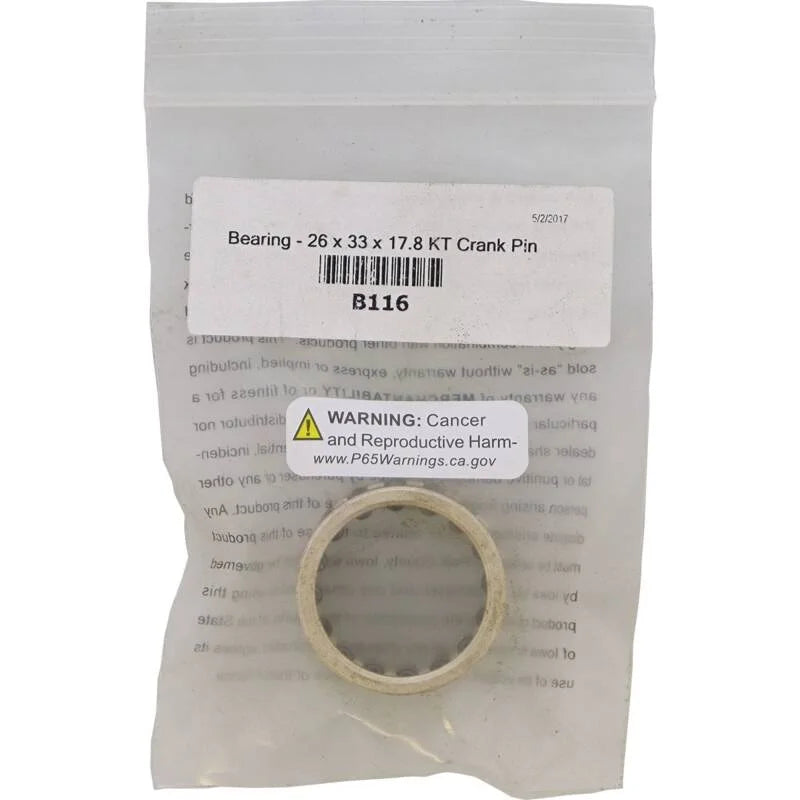 Hot Rods Bearing - 26 x 33 x 17.8 KT - Side View