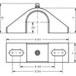 Load image into Gallery viewer, Hotchkis 1-1/4in Heavy Duty Billet Sway Bar Bushing Brackets - Back View