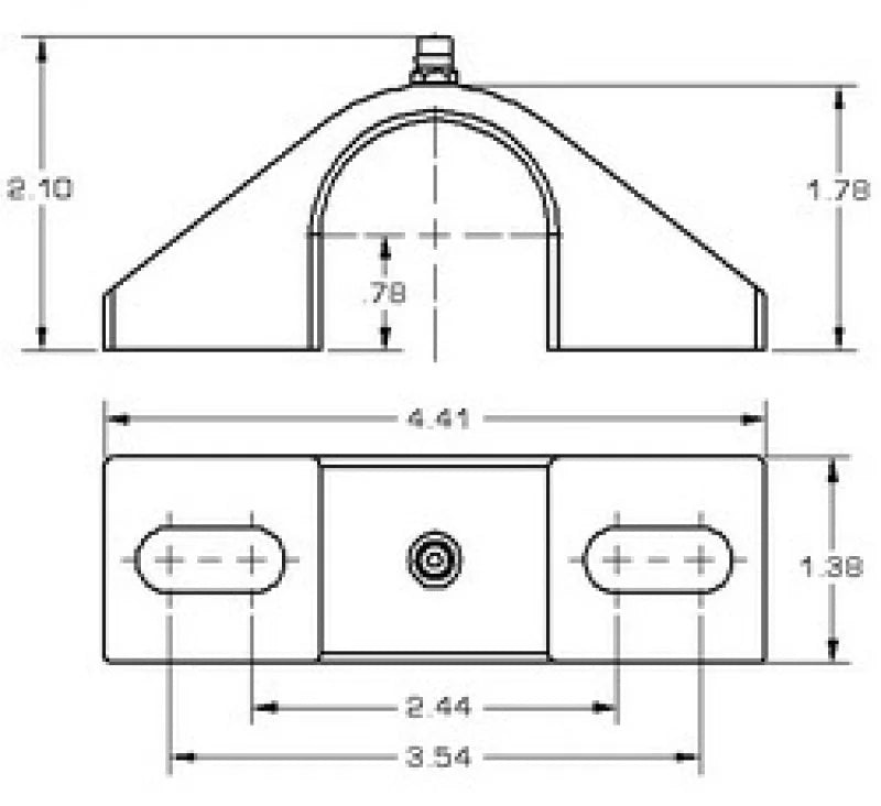 Hotchkis 1-1/4in Heavy Duty Billet Sway Bar Bushing Brackets - Back View