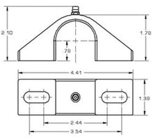 Load image into Gallery viewer, Hotchkis 1-1/4in Heavy Duty Billet Sway Bar Bushing Brackets - Back View