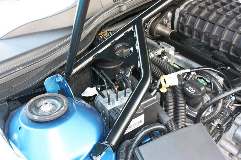 Hotchkis 10+ Camaro / 11 Camaro Convertible Chassis Max Strut Tower Brace - Side View
