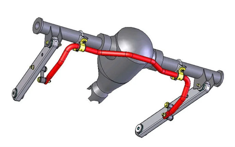 Hotchkis 64-72 Buick/Chevy/Olds/Pontiac GM A-Body Extreme Sport Rear Sway Bar - Side View