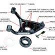 Load image into Gallery viewer, Hotchkis 64-72 GM A-Body Lower A-Arms - Side View