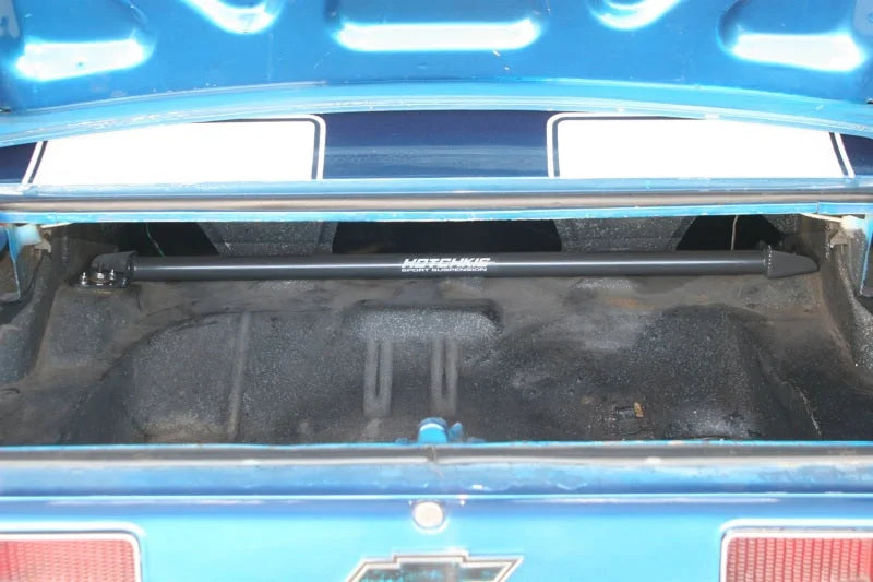 Hotchkis 93-02 GM F-Body V6/SS/LS1 Red Strut Tower Brace - Side View