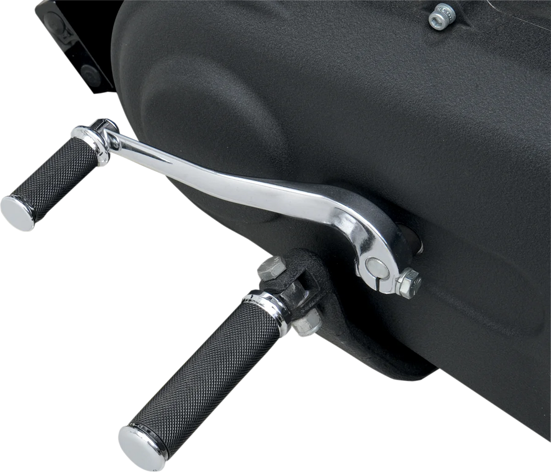 Hotop Designs Footpegs - Knurled - Chrome DragSpecialties 16200377-SC-3 - Side View
