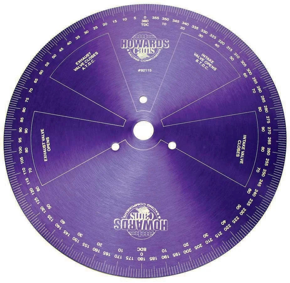 Howards Cams Inc Cam Degree Wheel 14in Dia. 92115