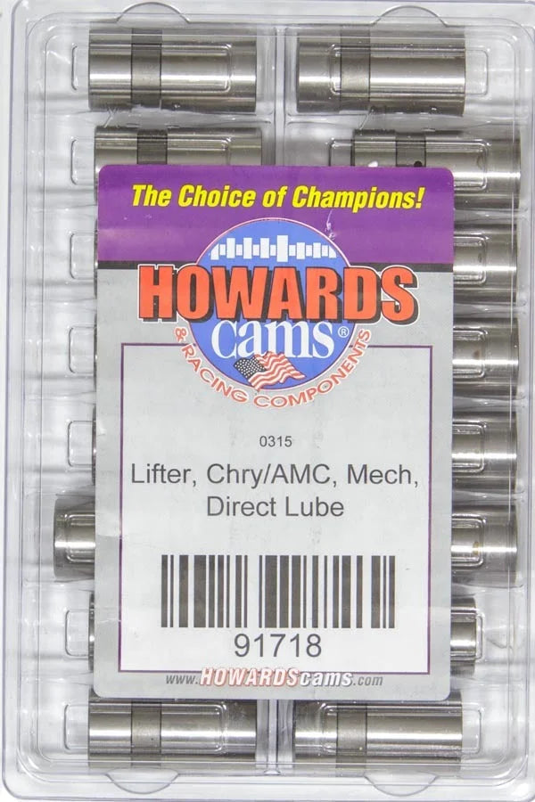 Howards Cams Inc Solid Lifters - AMC / Mopar - Direct Lube 91718