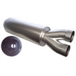 Load image into Gallery viewer, Howe Muffler Y-Pipe 3.0in Inlet x 5in Outlet H3100