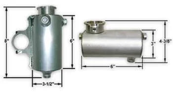 Howe Vertical Surge Tank Clamp On 1.75in 342410