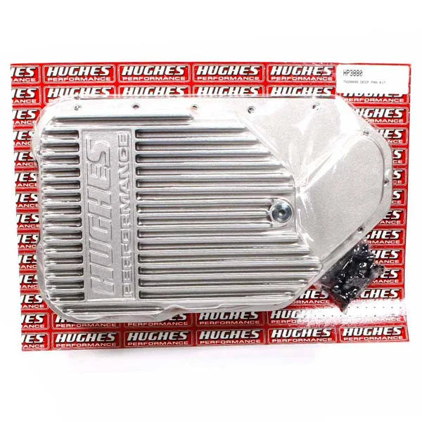 Hughes Aluminum Trans Pan Deep GM TH200R4 HP3880
