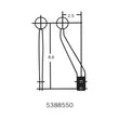 Load image into Gallery viewer, Hurst Competition/Plus Shifter Stick - Chrome 5388550 fits 1985-2003 Ford Mustang - Installation View