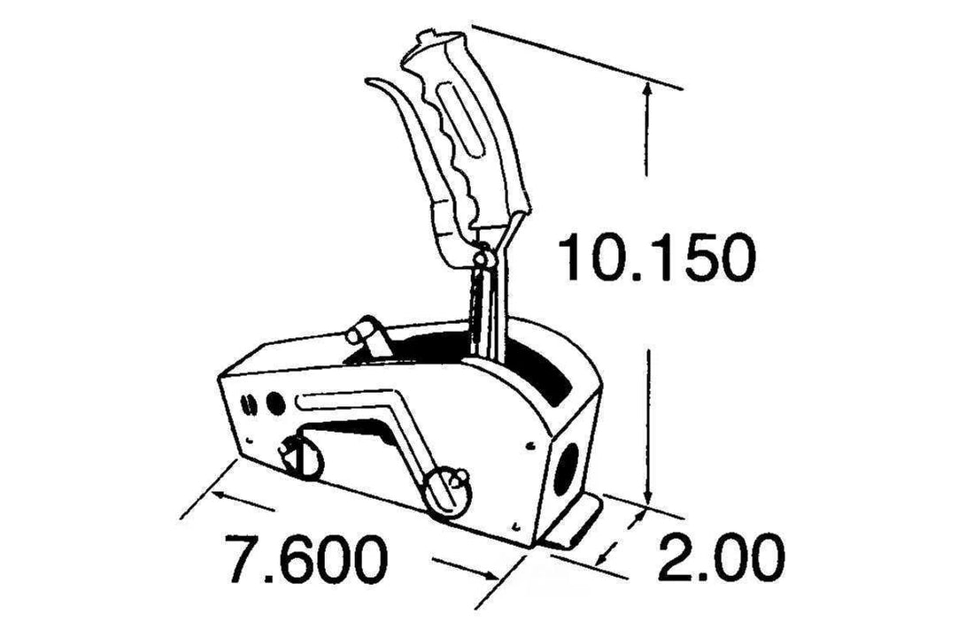 Hurst GM PowerGlide (Fwd/Rev Pattern) TH250, TH350, TH375 & TH400 (Reverse Pattern) 3162002 - Additional View 5
