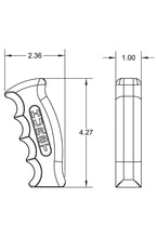 Load image into Gallery viewer, Hurst Hurst Billet/Plus Universal Pistol Grip Shift Handle 1531000 - Installation Diagram