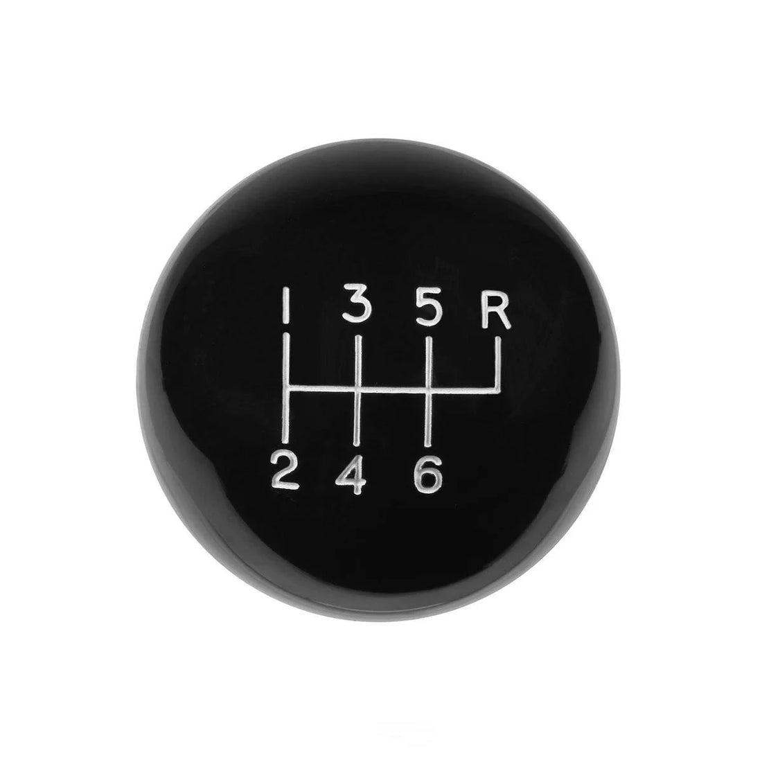 Hurst Shift Knob - 6-Speed - Black 1630140 - Side View
