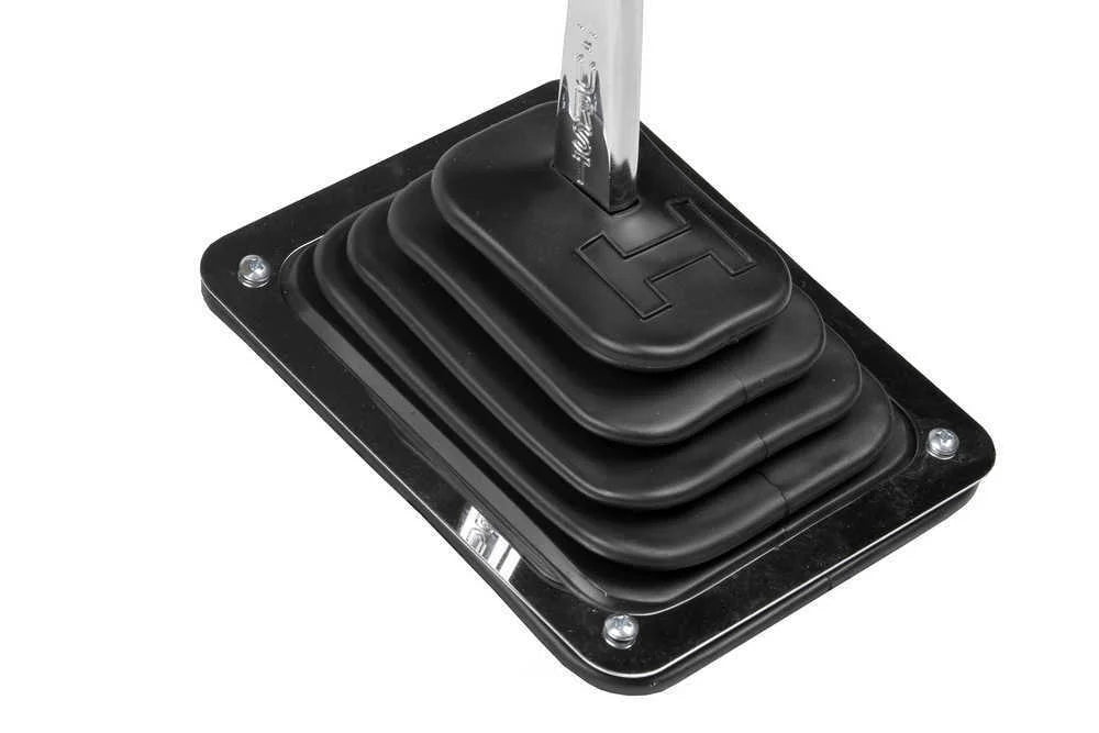 Hurst Shifter Boot, B-4 Boot and Plate 1144580 - Installation View